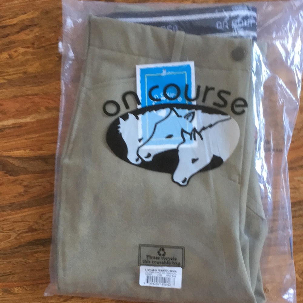 On Course Breeches NWT 30R Nice fabric!